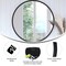 Flash Furniture 30in Round Black Metal Framed Accent Wall Mirror HMHD-22M116YA-BLK-GG - alternate 8